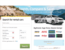 Tablet Screenshot of cars.edreams.com